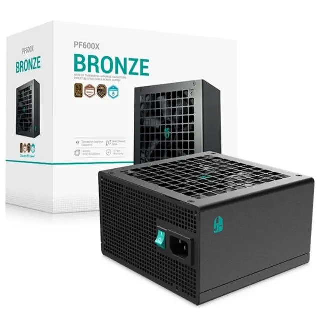 PSU DEEPCOOL GAMER STORM PF600X 80+ BRONZE BLACK
